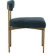 Seneca Antique Brass / Danny Teal Dining Chair, Set Of 2